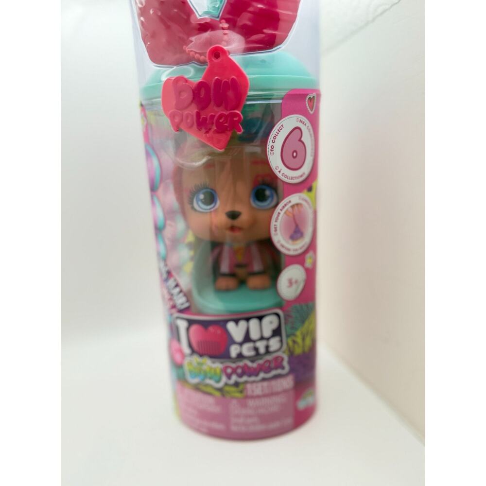 VIP Pets Bow Power Collectible Toy 8-Inch Hair Styling Fun Ages 3+